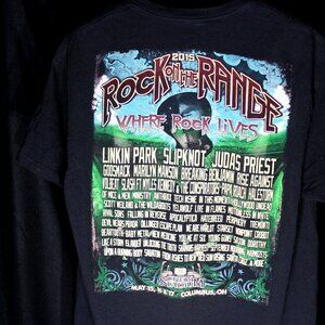 2015 Rock the Range - Where Rock Lives Tour Shirt - Size M